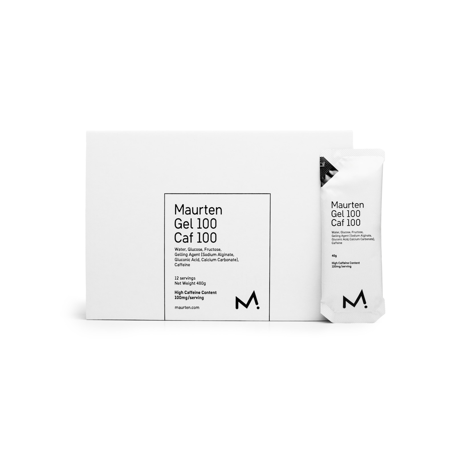 Maurten Gel100Caf100 Box+Sachet scaled